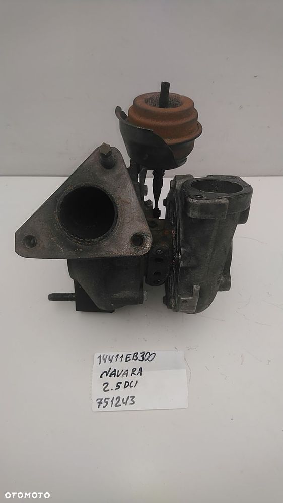 TURBINA 2.5 DCI 2.5 Di 174KM NAVARA 14411EB300 751243 - 4