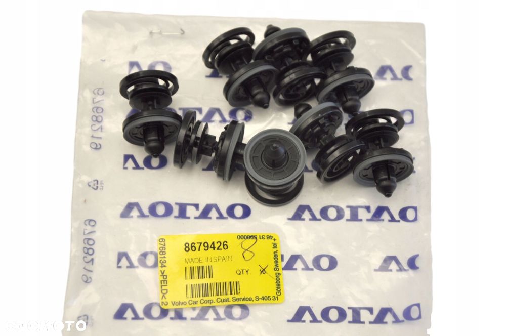 VOLVO S40 V50 spinka klips tapicerki drzwi OE - 2