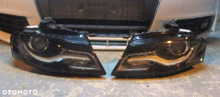 AUDI A4 B8 8K 08-12 MASKA ZDERZAK BŁOTNIK XENON PAS LZ5A - 6