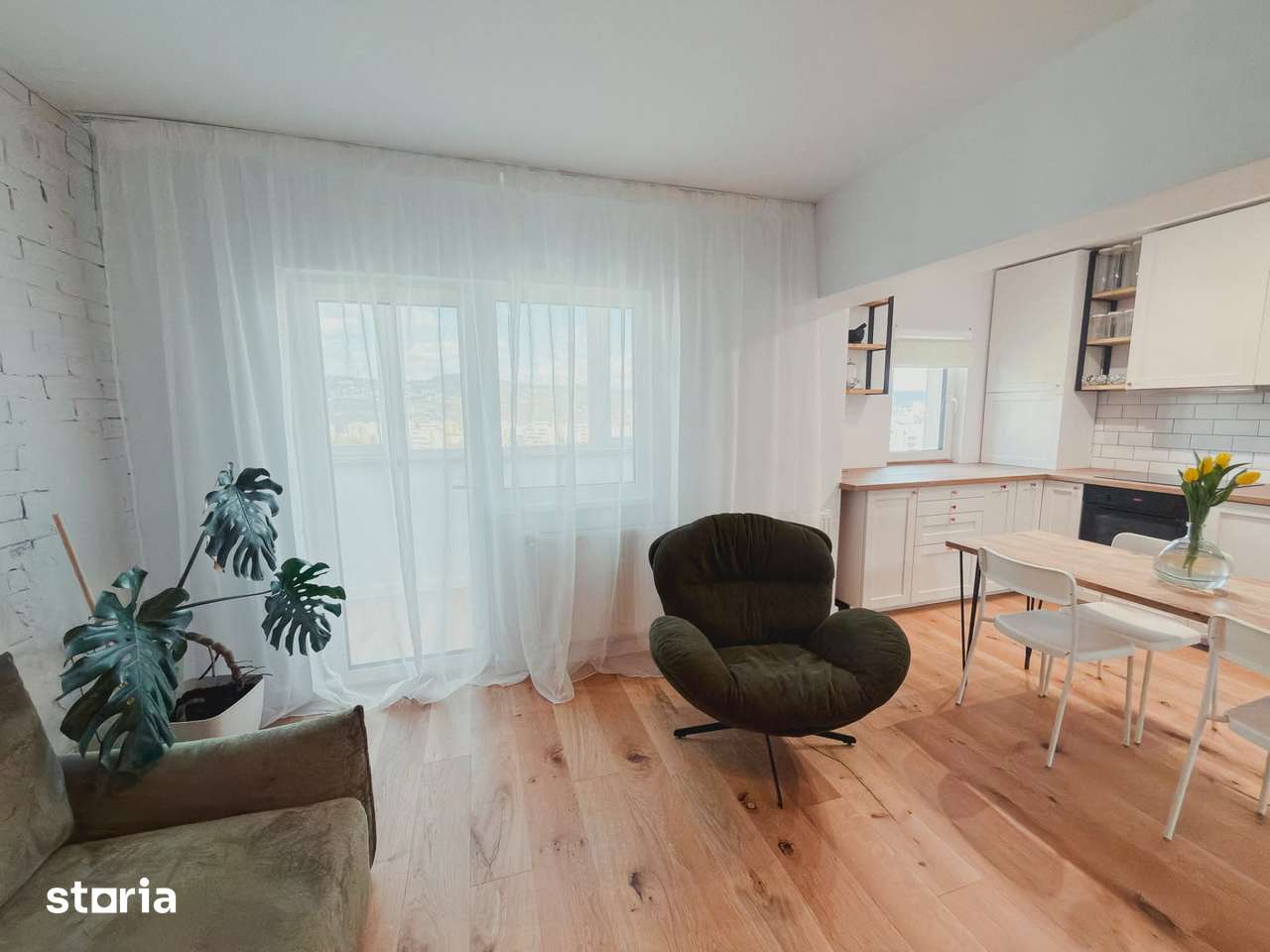 Apartament 3 camere renovat complet, Calea Floresti, Manastur — fotografia 3