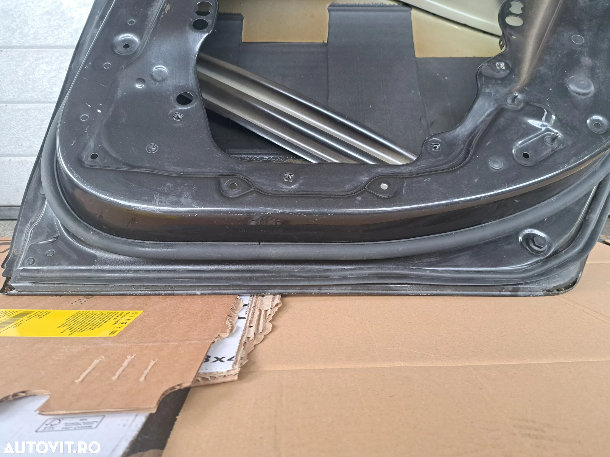 Usa dreapta spate gri sobolan ( gri inchis ) BMW G11 G11  LCI goala, reparata ( chituita si vopsita ) - 7