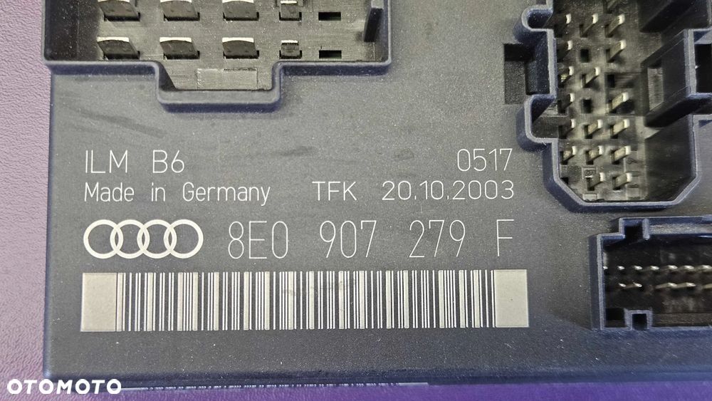 Moduł Świateł 8E0907279F ILM Sterownik Komputer Światła Audi A4 B6 - 2
