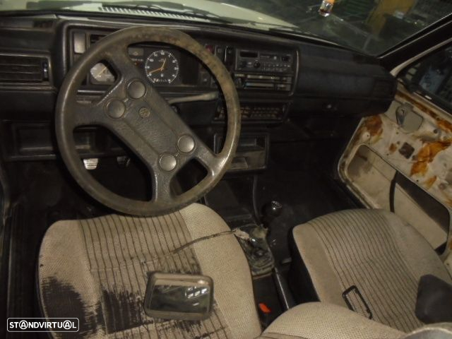 Carro MOT: MF CXVEL: CHC VW GOLF 2 1984 1.6TD 70CV 3P BRANCO DIESEL - 7