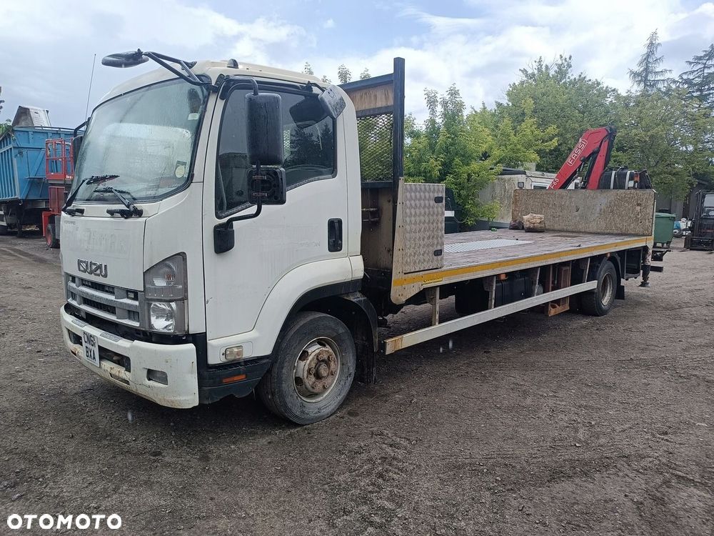 isuzu forwart platforma zuraw hds 7,10 m piaskarka sprezarka powietrza - 3