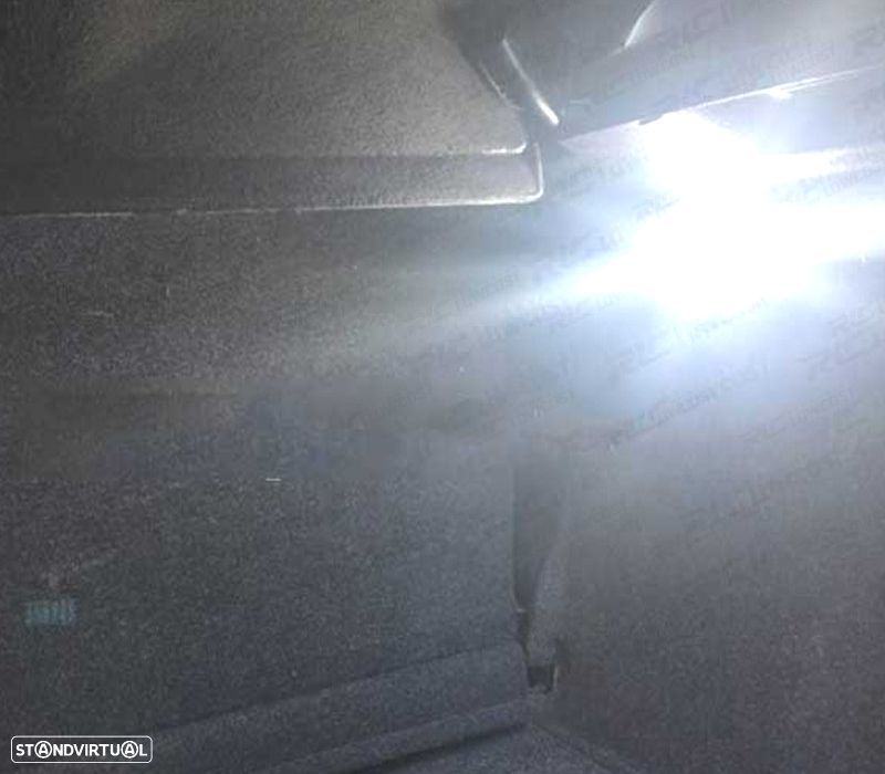 KIT COMPLETO DE 10 LAMPADAS LED INTERIOR PARA VOLKSWAGEN VW SCIROCCO R 3R 09-17 - 4