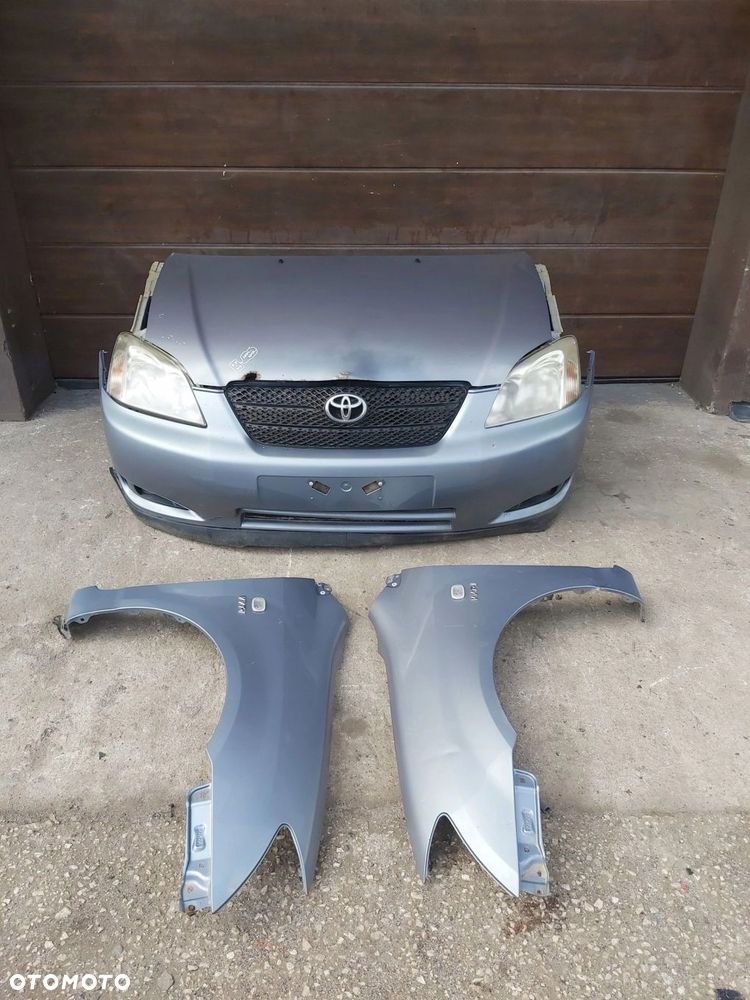 Toyota Corolla E12 kompletny przód zderzak maska błotnik lampa pas - 1