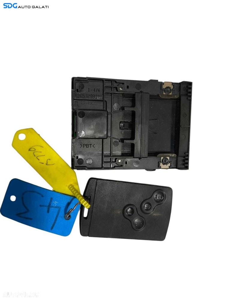 Contact Cititor Electric cu 2 Chei Cheie Cartele cu CIP Renault Scenic 3 2009 - 2016 Cod 285909828R A2C53185186 [LC2075] - 1