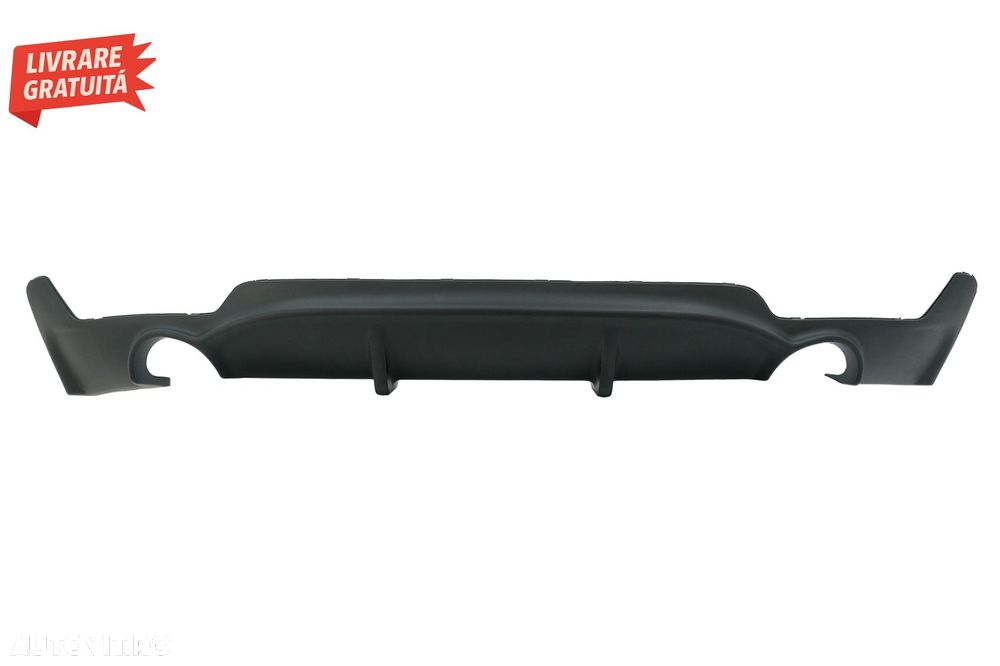 Difuzor Bara Spate Cu Evacuare Dubla BMW Seria 4 F32 F33 F36 M Performance Design - livrare gratuita - 2