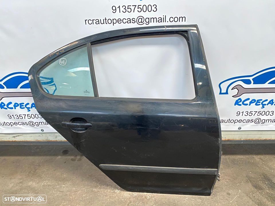 PORTA TRASEIRA TRÁS DIREITA | SKODA OCTAVIA | FECHO ELEVADOR MOTOR PUXADOR VIDRO; - 1
