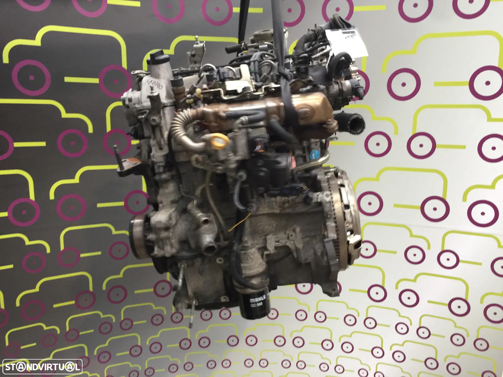 Motor Toyota Auris 1.4 D4D 75cv de 2008 - Ref. 1ND  -  NO. 20160 - 2