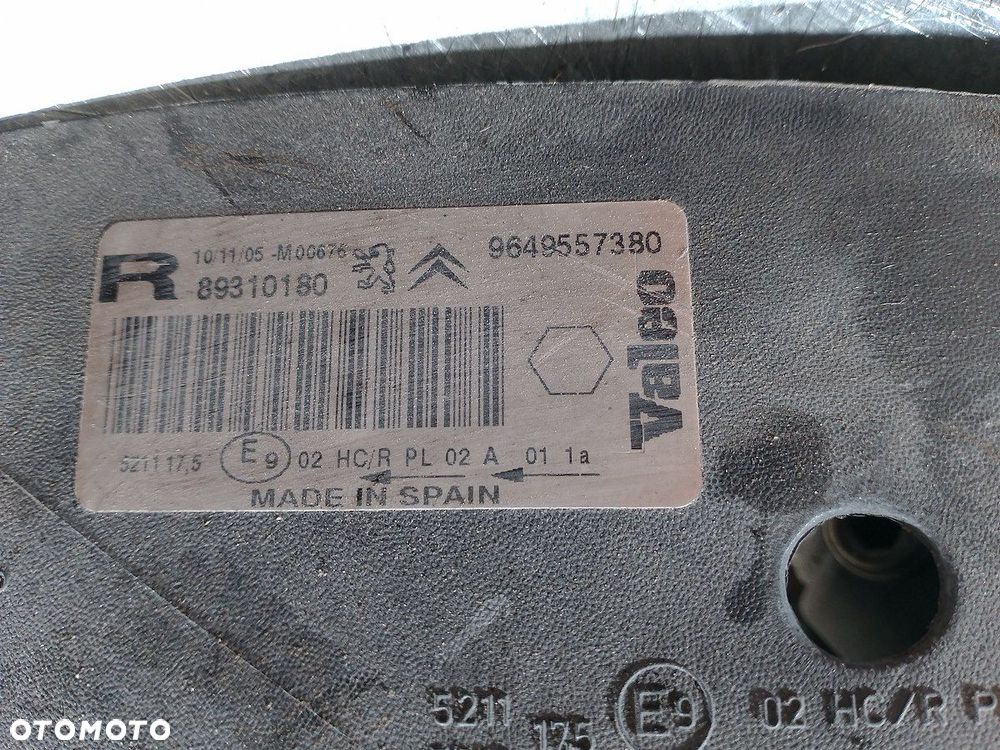 LAMPY PRZÓD KOMPLET CITROEN XSARA PICASSO 9649557480   9649557380  89310170 - 10