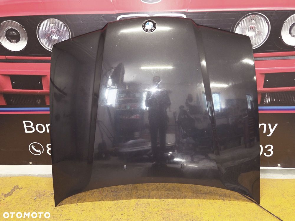 BMW E36 MASKA Pokrywa Silnika Diamant Schwarz 181 Bez Korozji Ładna