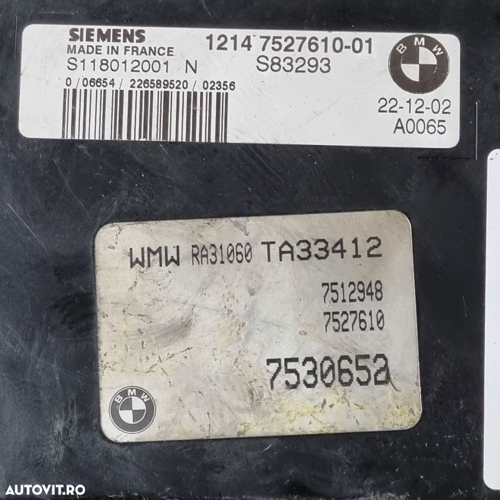 Calculator motor Mini One 1.6 Benzina 2001 - 2006 90CP Manuala W10 B16 A Euro4 (1465) ... - 5