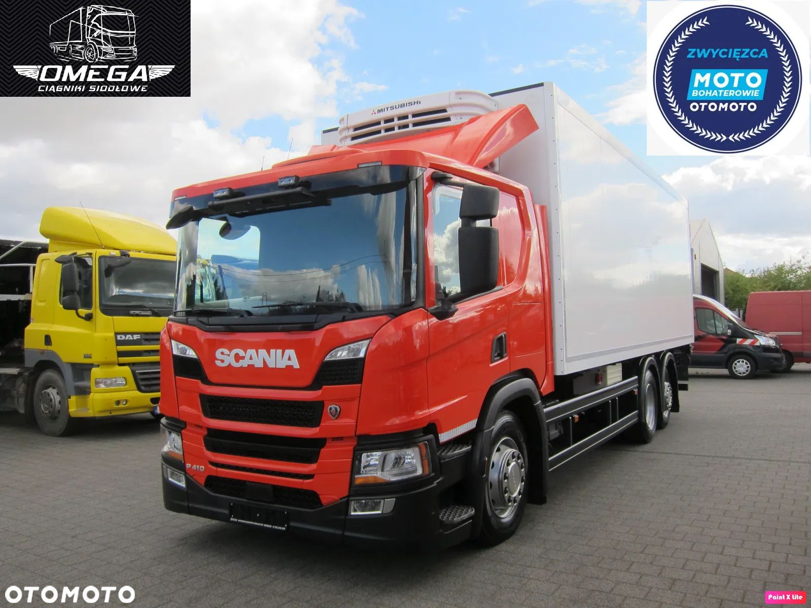 Scania P 410  6X2 Chłodnia Paka 7,4 M / Oś skrętna / WINDA - 1