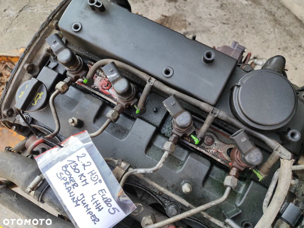 Silnik kompletny 2.2 HDI Euro 5 130KM 4HH do Peugeot Boxer Citroen Jumper II Lift 14- FILM z pracą, cały kompletny tak jak zamontowany w aucie - 11