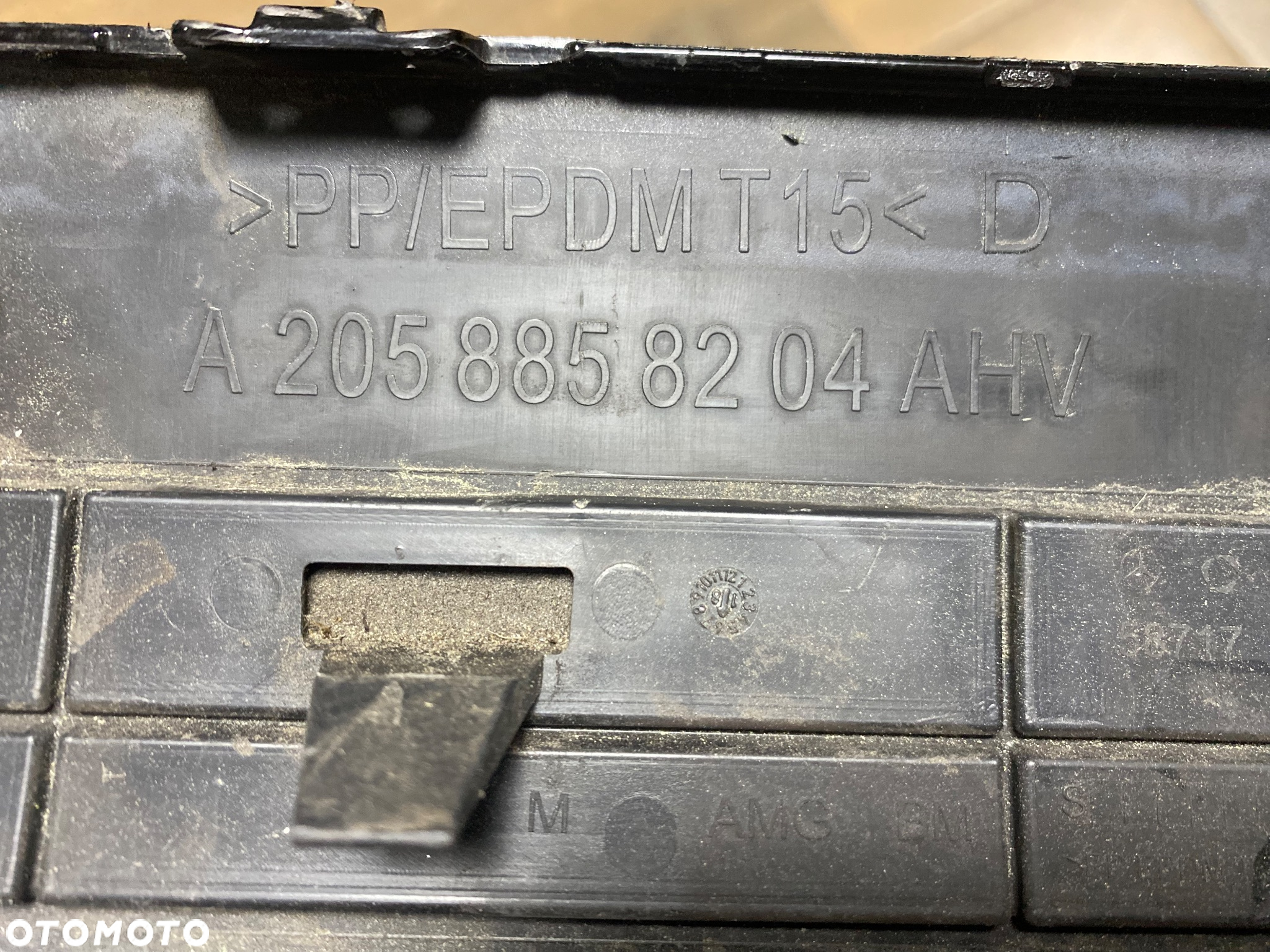 DYFUZOR ZDERZAKA TYŁ TYLNEGO MERCEDES C KLASA W205 AMG 43 4.3 A2058858204 KMP IGLA ORG. - 3