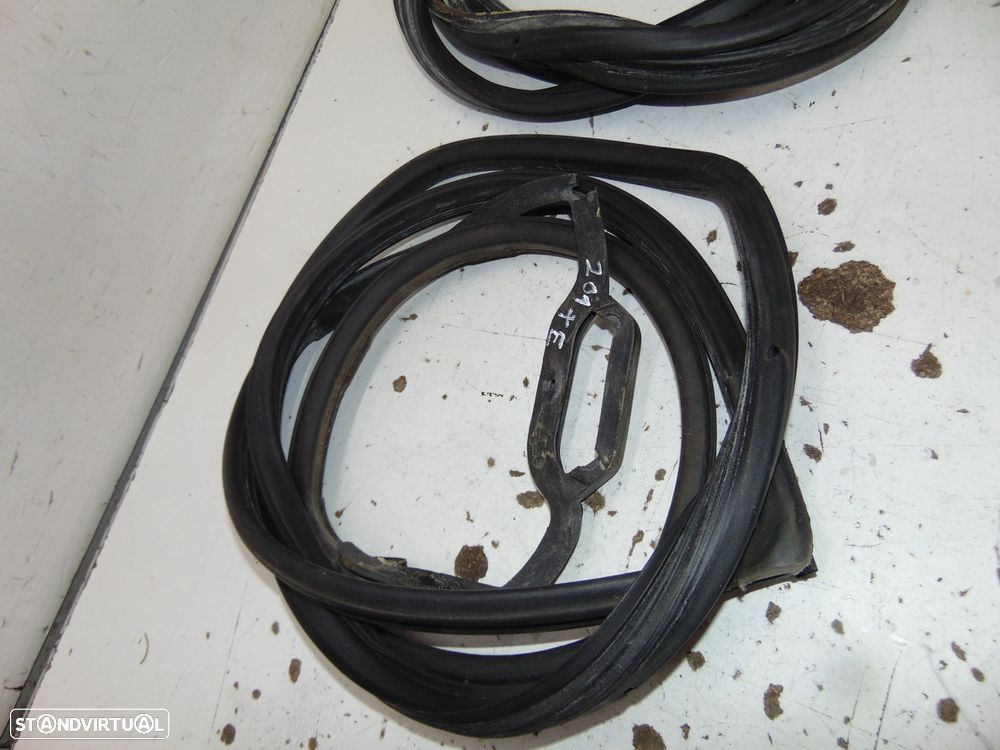 Mercedes w201/190 borrachas portas - 4