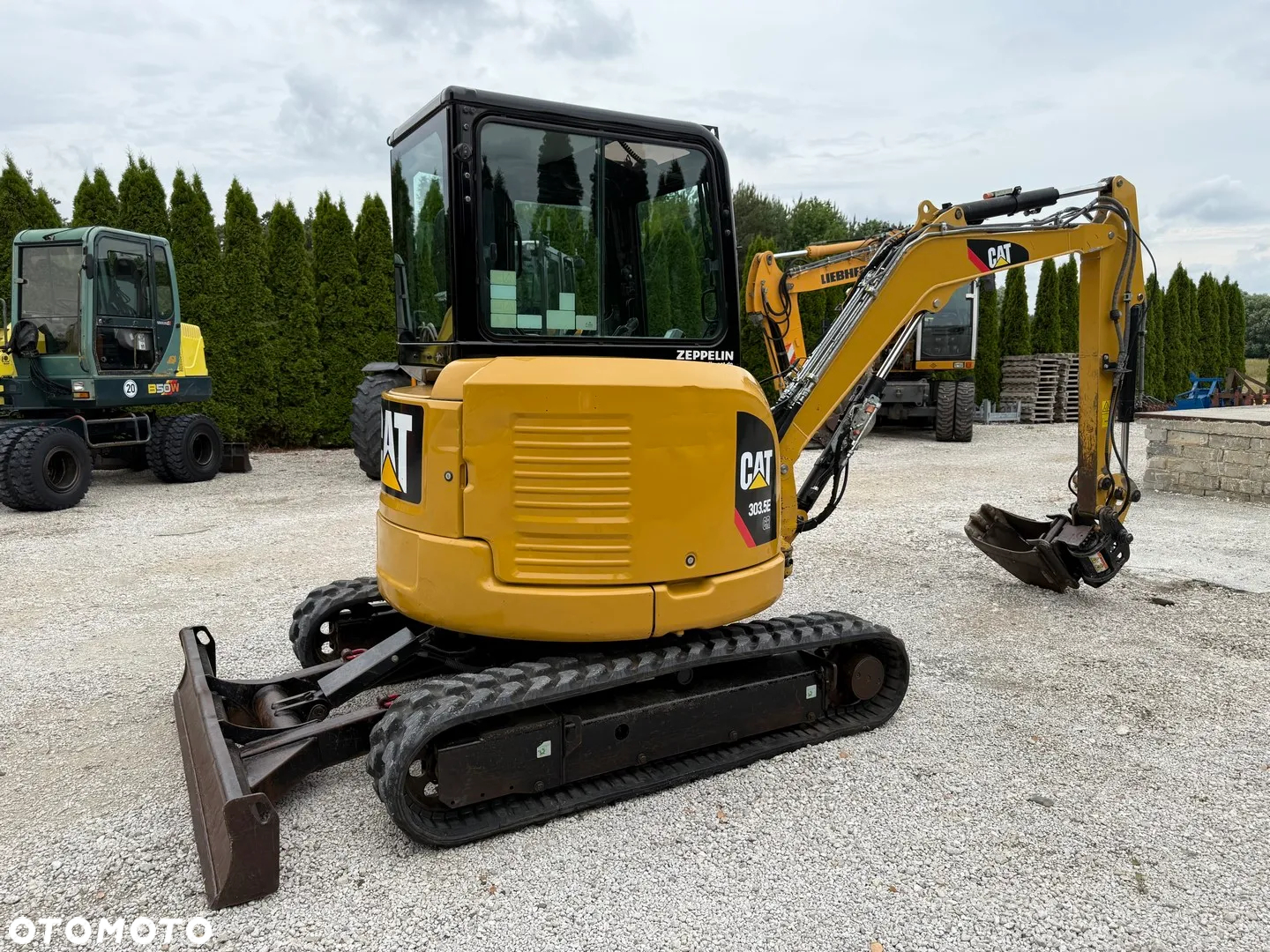 Caterpillar CAT 303.5 E CR / POWERTILT / 2014 ROK / PIĘKNA / Z NIEMIEC / ORYGINAŁ / 303.5ECR 301 302 303 304 305 302.7 - 7