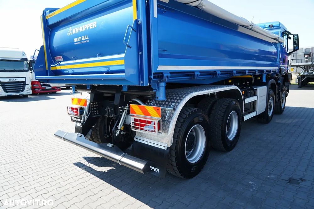 MAN TGS 41.480 / 8x6 / BASCULANĂ SPATE / MANUAL / NOU NOU / KH-KIPPER / - 28