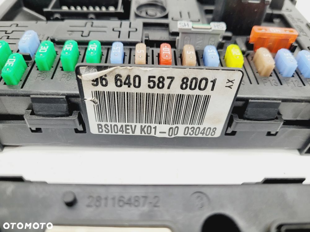 STEROWNIK BSI PEUGEOT PARTNER CITROEN BERLINGO III 2008-2018 CZĘŚCI - 6