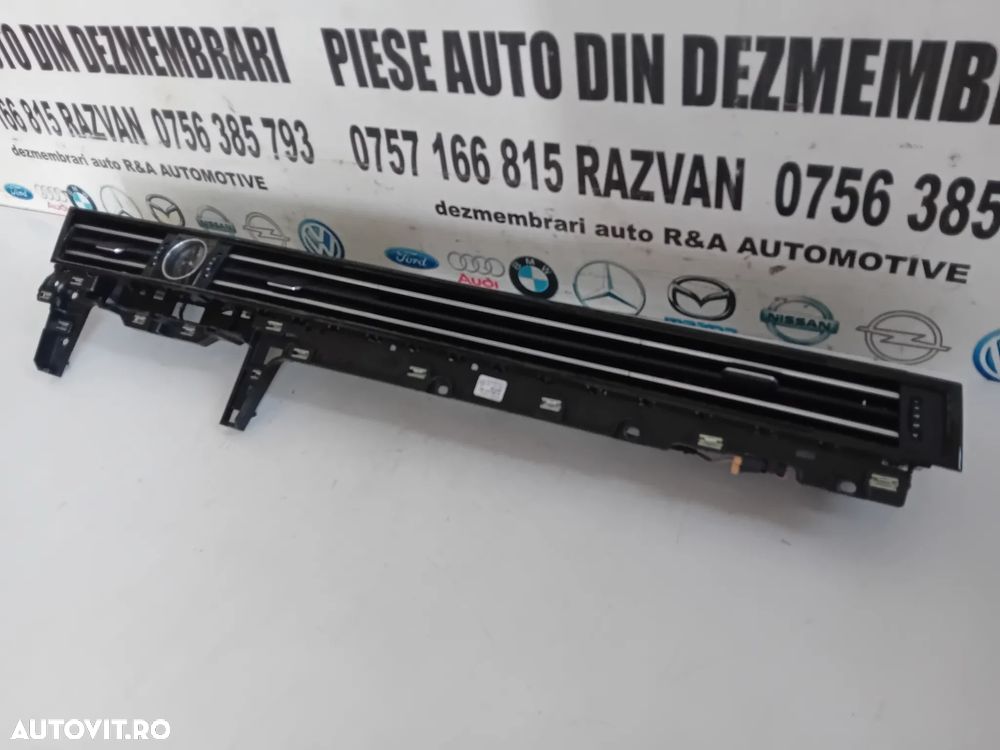 Ornament Trim Bord Grile Grila Ventilatie Centrala Laterala Vw Passat B8 An 2014-2020 Volan Stanga - 6