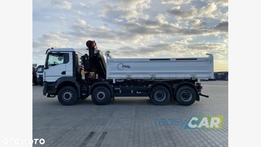 MAN TGS 35.440 8x4 440 KM Wywrotka KH-Kipper z Żurawiem FASSI F275A.0.26 - 5