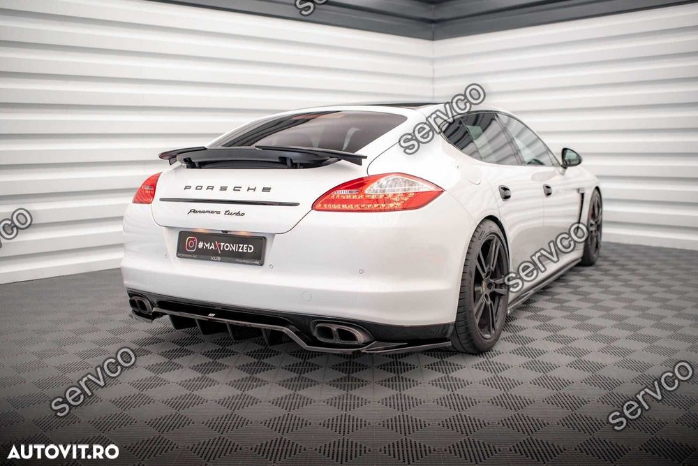Prelungire bara spate Porsche Panamera Turbo 970 09-13 v6 - Maxton - 6