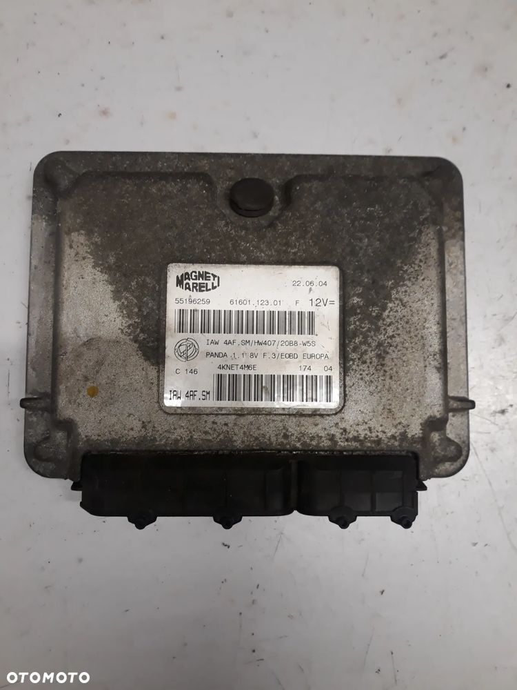 ZESTAW STARTOWY FIAT PANDA II 1,1 8V  STEROWNIK 55196259   IAW4AFSM - 2