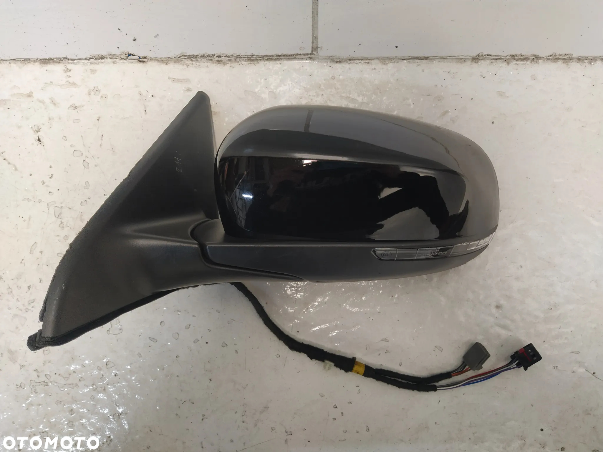 JEEP COMPASS II LIFT LUSTERKO ZEWNĘTRZNE LEWE ASFERYCZNE PODGRZEWANE CZUJNIK MARTWEGO POLA LAMPKA 7+5 PIN 12 PIN KOMPLETNE ORYGINAŁ - 3