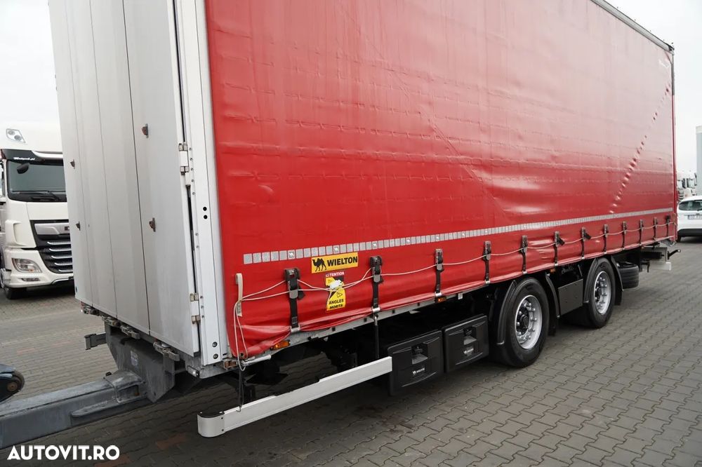 Volvo FH 460 / COMBINAT TANDEM / 120 M3 / TRANSIT / I-SAVE / I-PARK COOL / DIRECȚIE CU AX RIDICAT / WIELTON / CORTINĂ ARMATĂ - 8