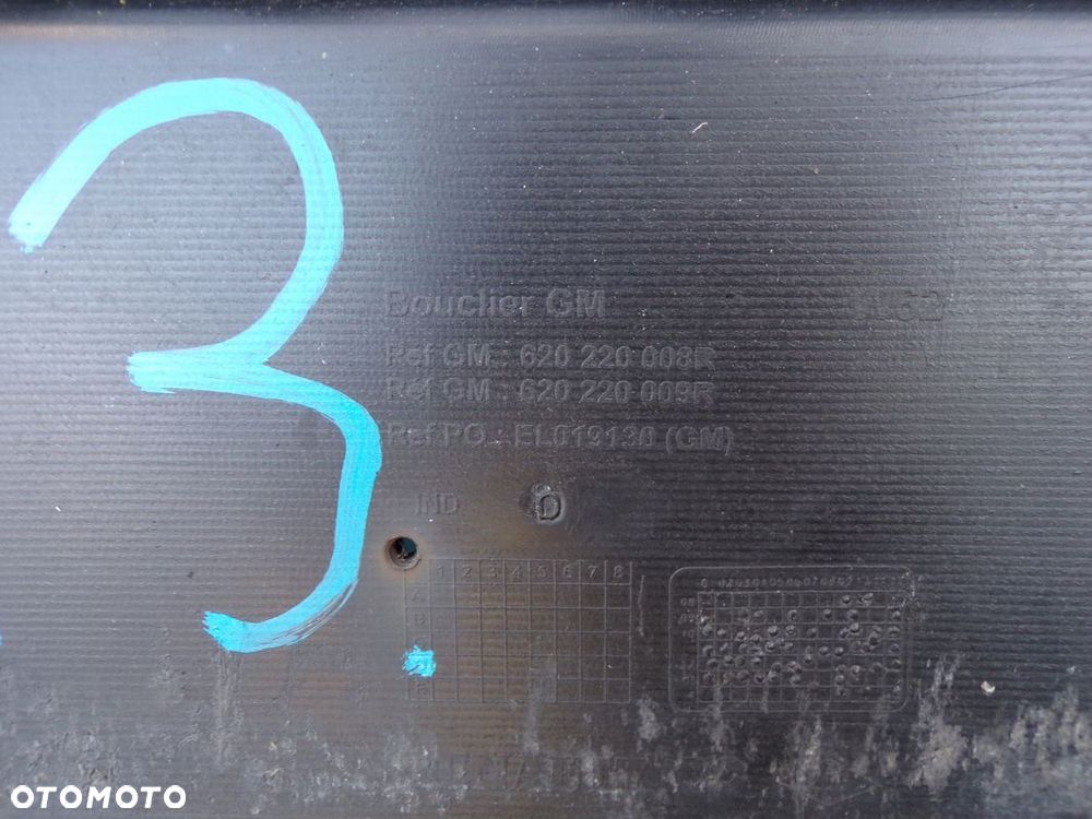 Opel MOVANO 3 10 - zderzak przód przedni ORYGINAŁ - 10