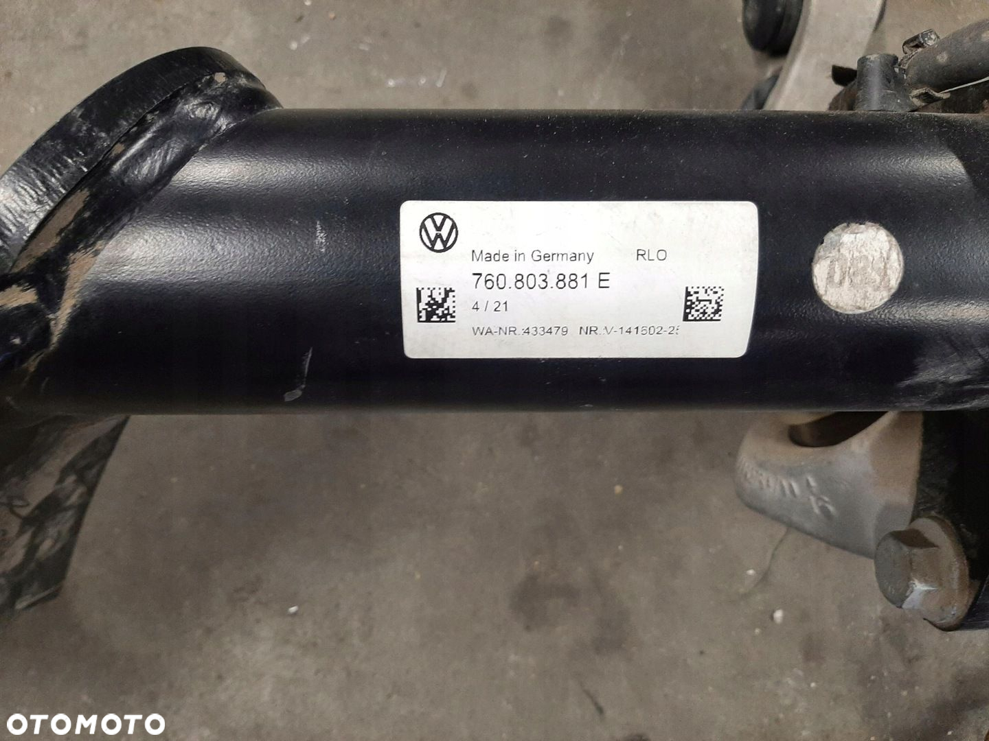 VW Touareg Hak Holowniczy Zaczep Moduł 760803881E 8W1907383C - 6