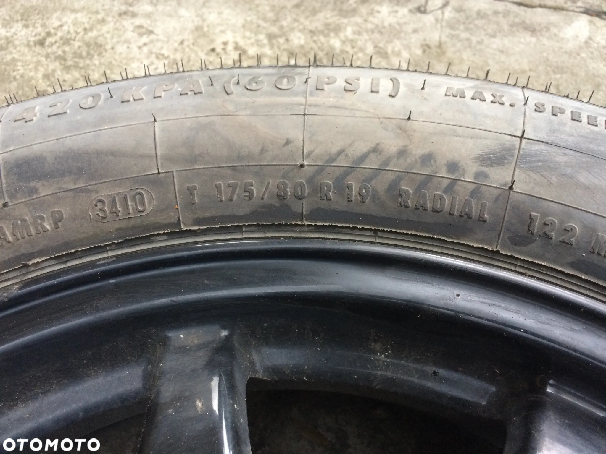 Koło dojazdowe 7H22-1007 OPONA Continental 175/80 R19 Land Rover Discovery 3 III / Range Rover Sport - 3