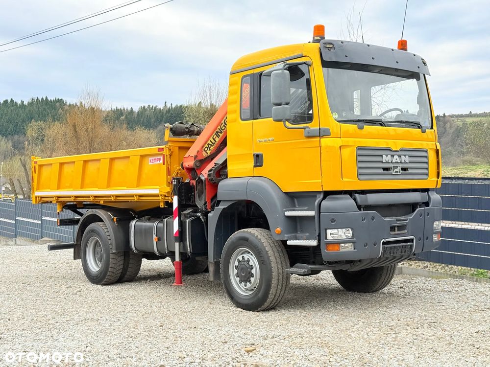 MAN * MAN TGA 18-410 * KIPER WYWROTKA * 4x4 * HDS Palfinger PK16500* Sprowadzony* Bardzo Dobry Stan * - 27