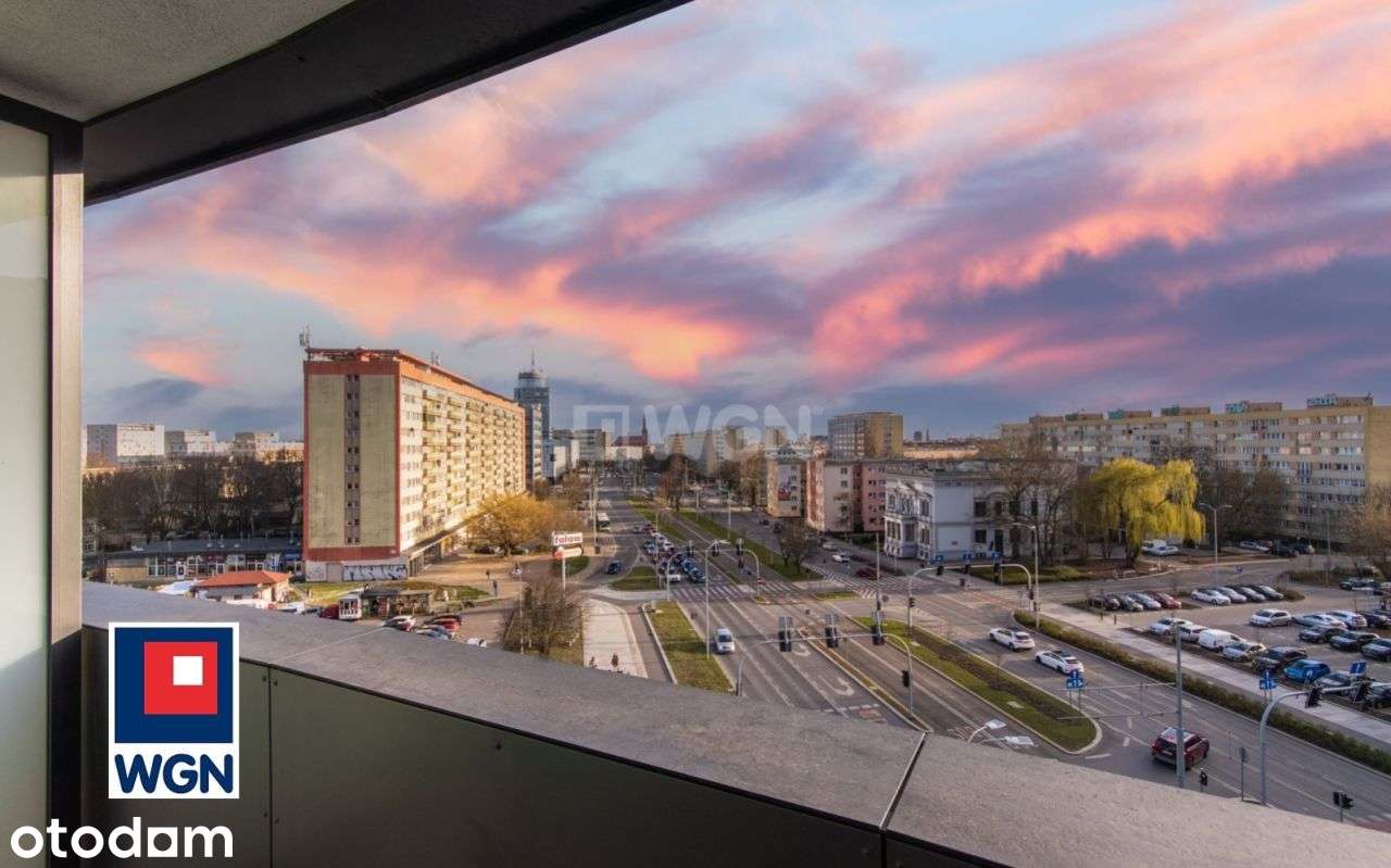 Hanza Tower apartament na 5 piętrze balkon