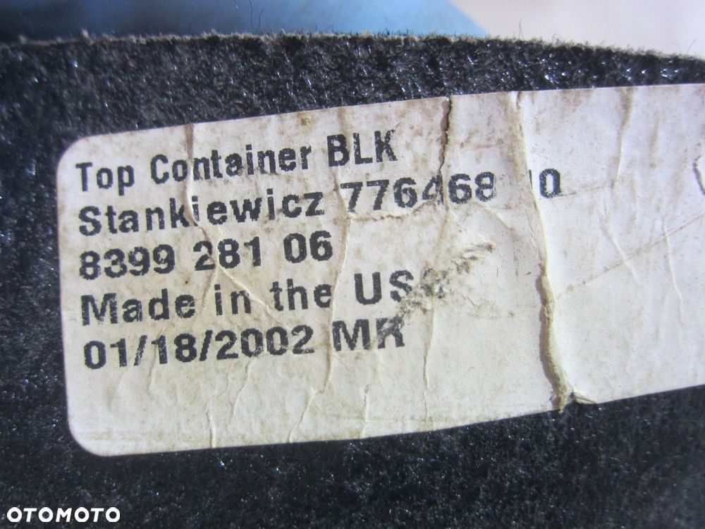 BMW Z3 E36 CABRIO SCHOWEK DACHU OSŁONA KOMORY NA DACH SKŁADANY 51478399281 - 5