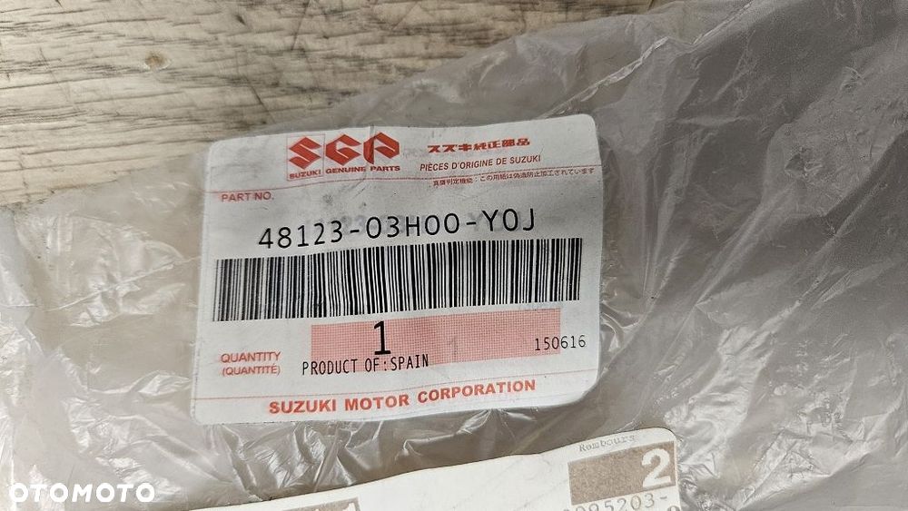 Oryginalny Podest Lewy Suzuki Burgman 125 / 200 48123-03H00-Y0J - 12