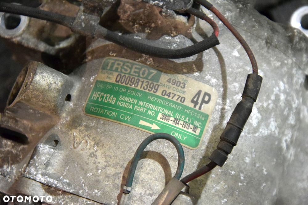Honda Civic VIII UFO 06-11 1.8 Kompresor sprężarka klimatyzacji Stan BDB 38800-RSA-E010-M2 Sanden TRSE07 - 3