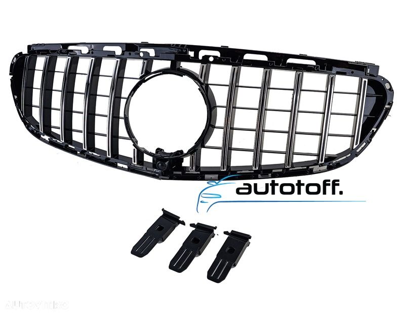 Grila Mercedes W212 S212 Facelift compatibila cu E-Class (13-15) GT Crom Design - 1