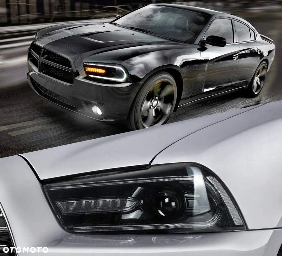 Reflektor Lampa kpl Vland Dayline LED Neon Tuning Dodge Charger Lift 2011- - 3