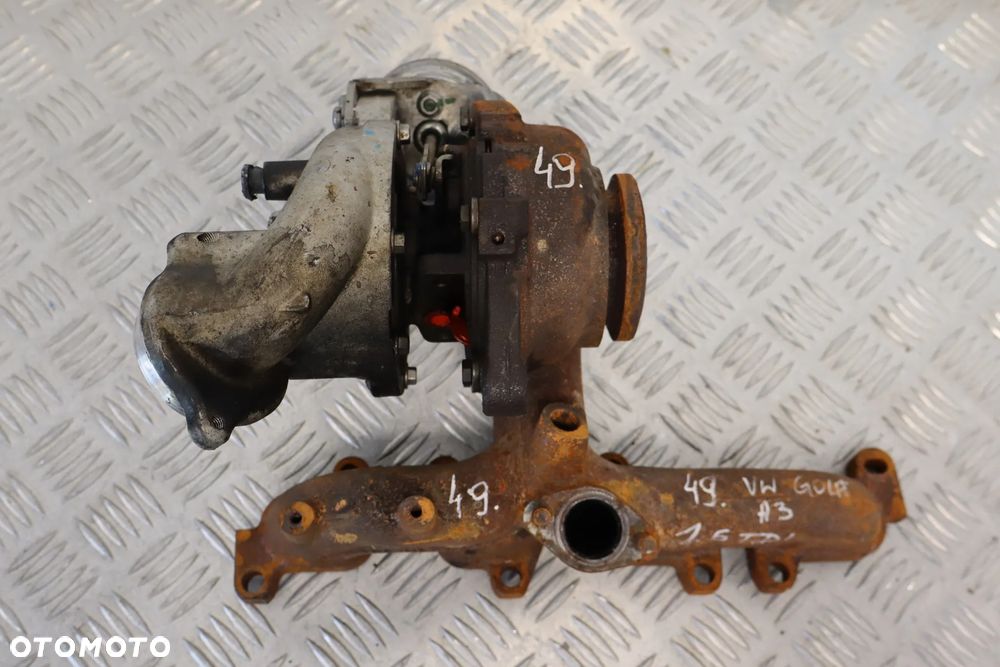 TURBOSPRĘŻARKA TURBINA TURBO VW GOLF VI CADDY SEAT LEON SKODA OCTAVIA III AUDI 1.6TDI HGR03L253016T 03L253016T V115 - 2