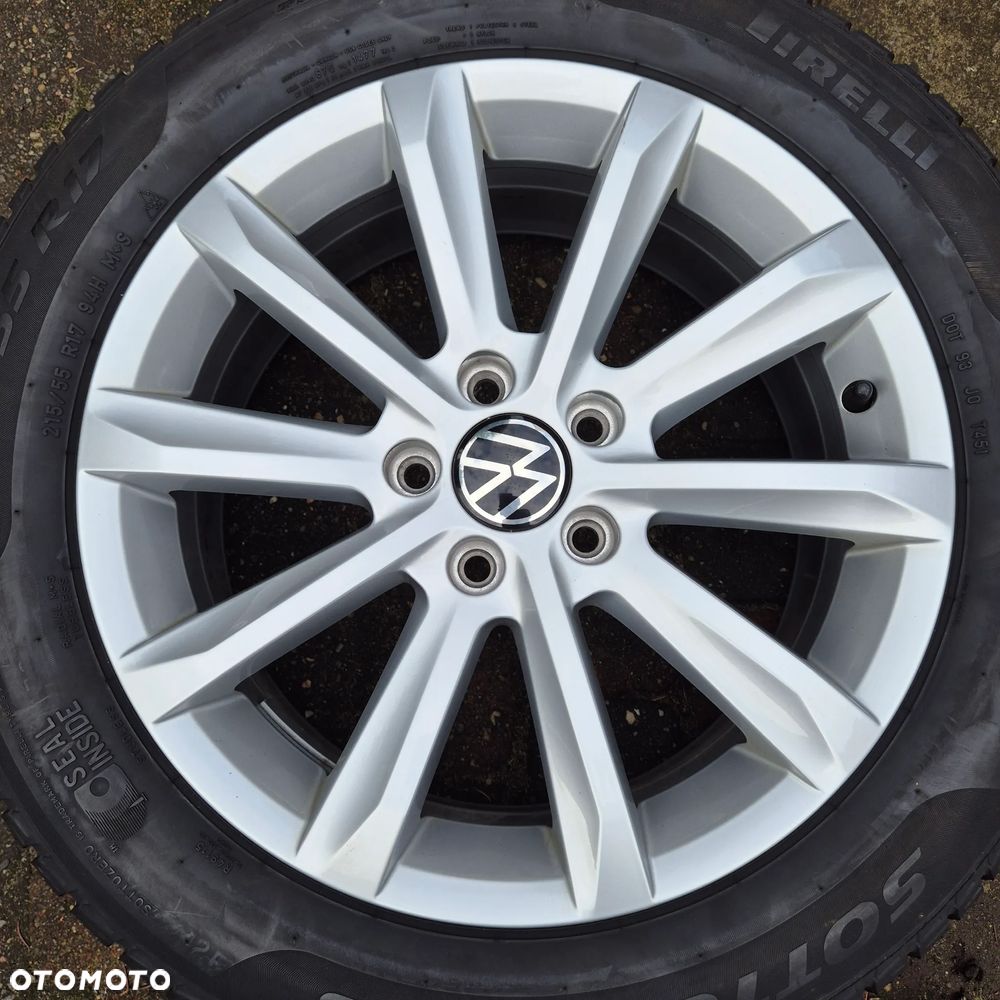 KOŁA ZIMA 17'' VW PASSAT TOURAN T-ROC BEETLE SUPERB OCTAVIA 215/55 R17 - 5