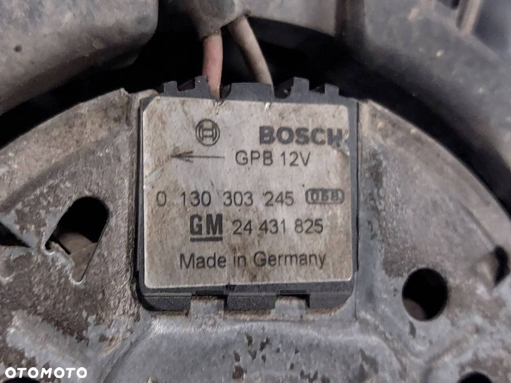 CHŁODNICA WODY + WENTYLATOR ZAFIRA A 1.6 16V 24431825 - 2