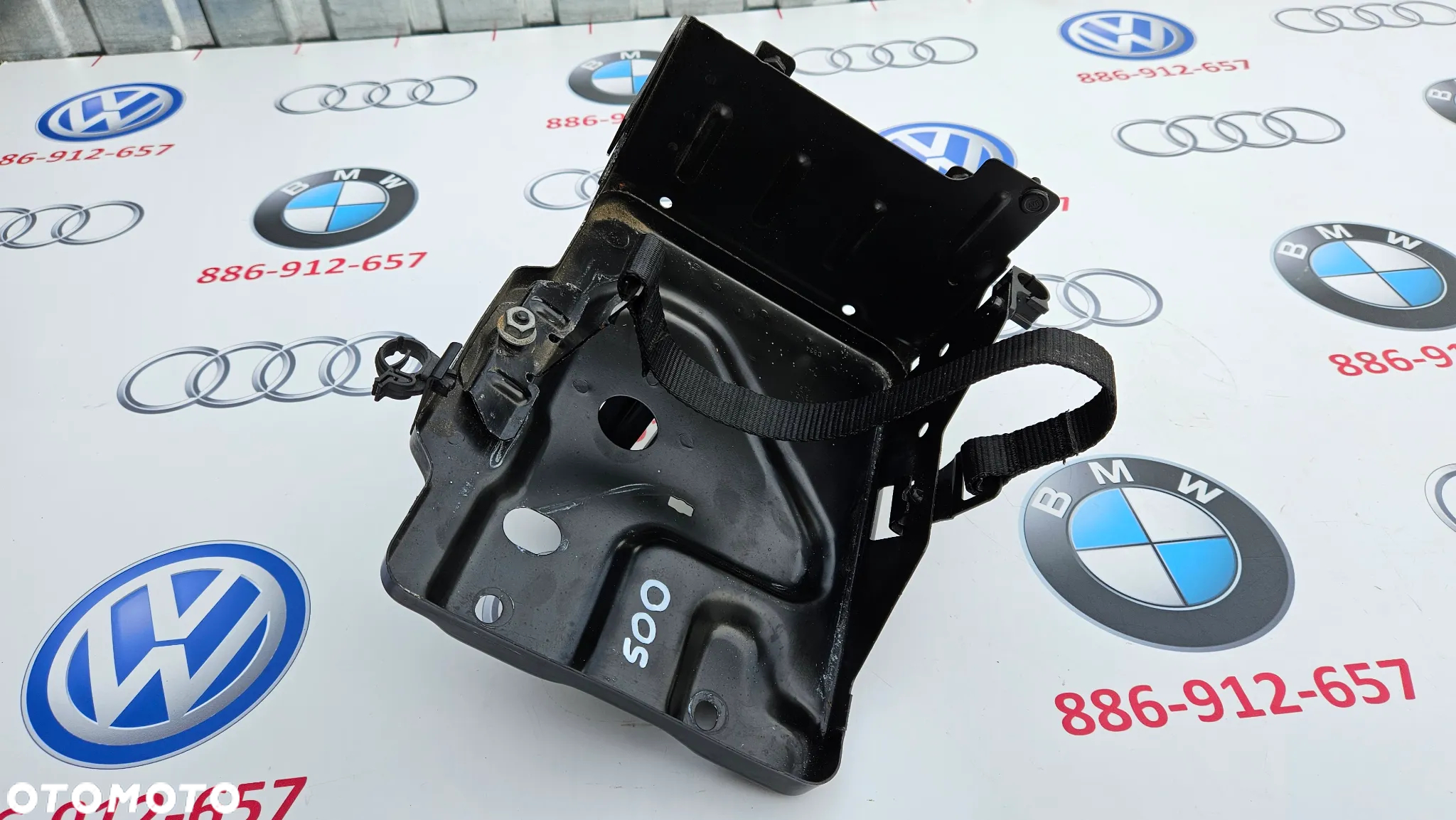 Fiat 500 Obudowa akumulatora Podstawa pod akumulator KOMPLETNA - 3