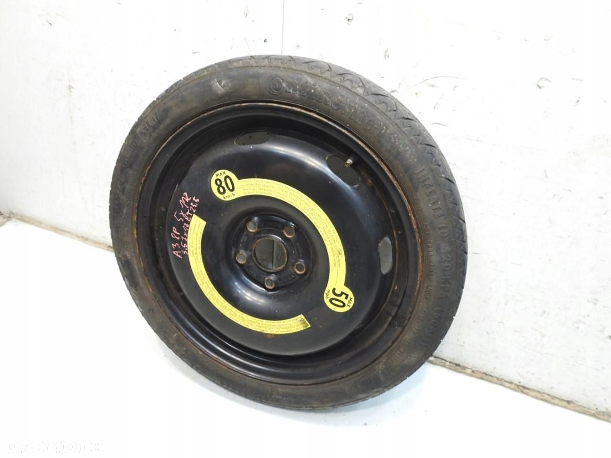 KOŁO ZAPASOWE DOJAZDOWE 125/70/R18 AUDI A3 8P 1K0601027B - 9