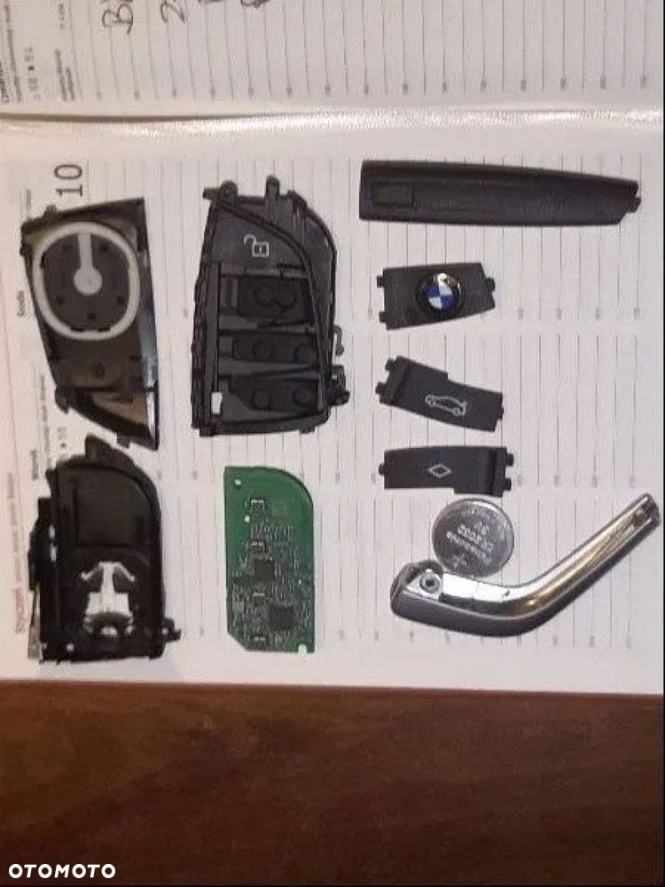 G G30 G11 pilot kluczyk TRANSPONDER karta czysty serwisowy ORYGINAŁ BMW fabrycznie NOWY FABRYKA - 10