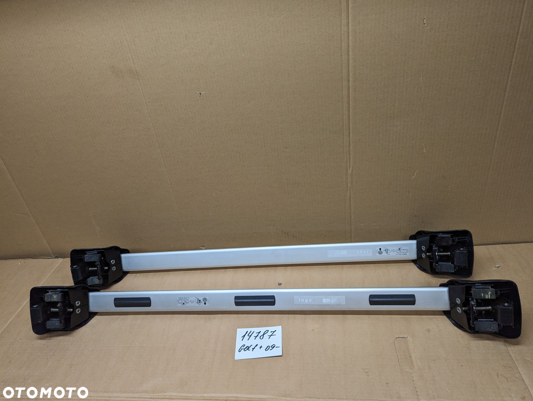 Bagażnik dachowy bazowy belki poprzeczki Volkswagen Golf plus 05-14 5M071126A - 4