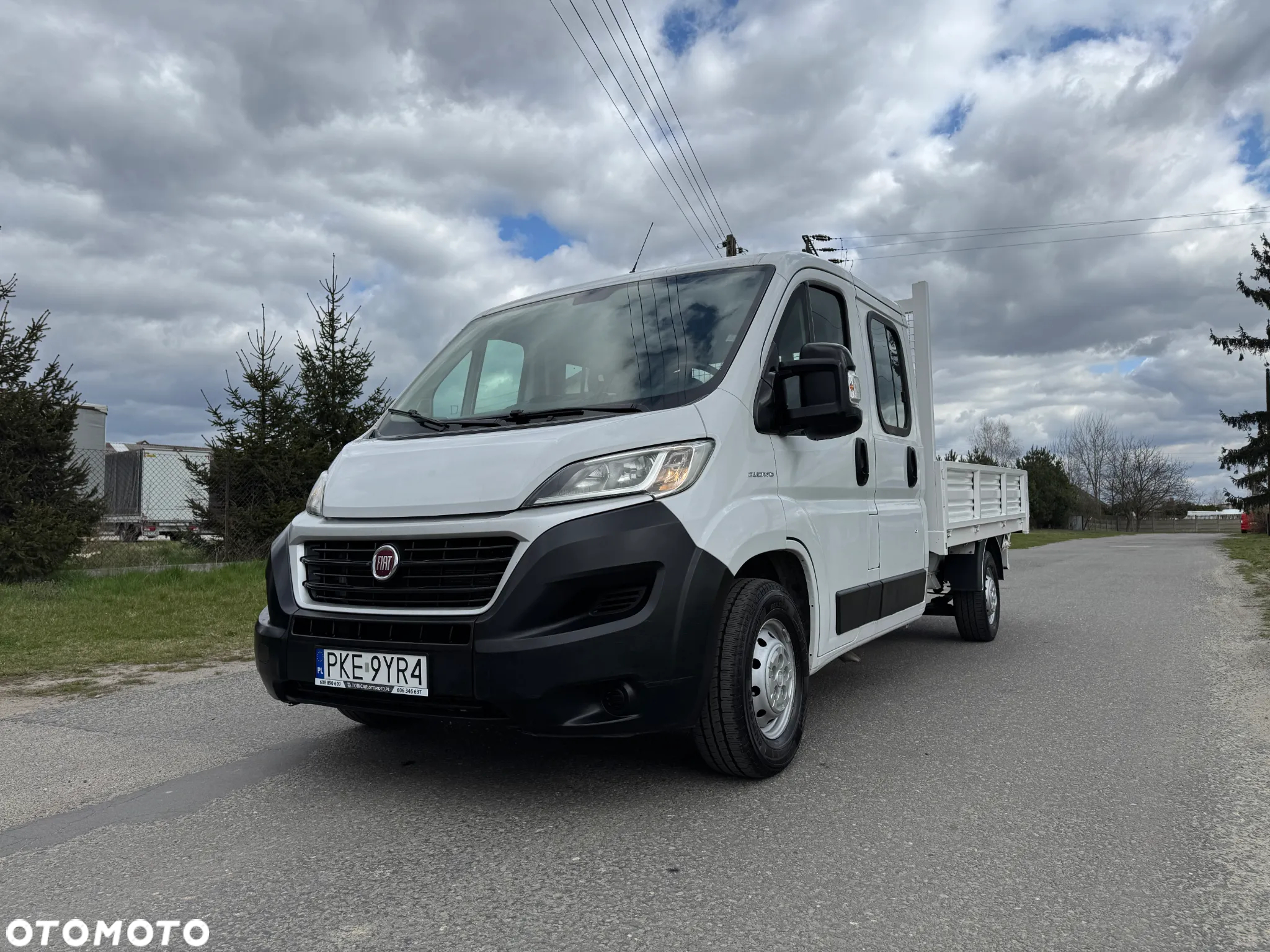 Fiat Ducato * 2.3 / 130KM * DOKA / Brygadówka * Skrzyniowy * - 3