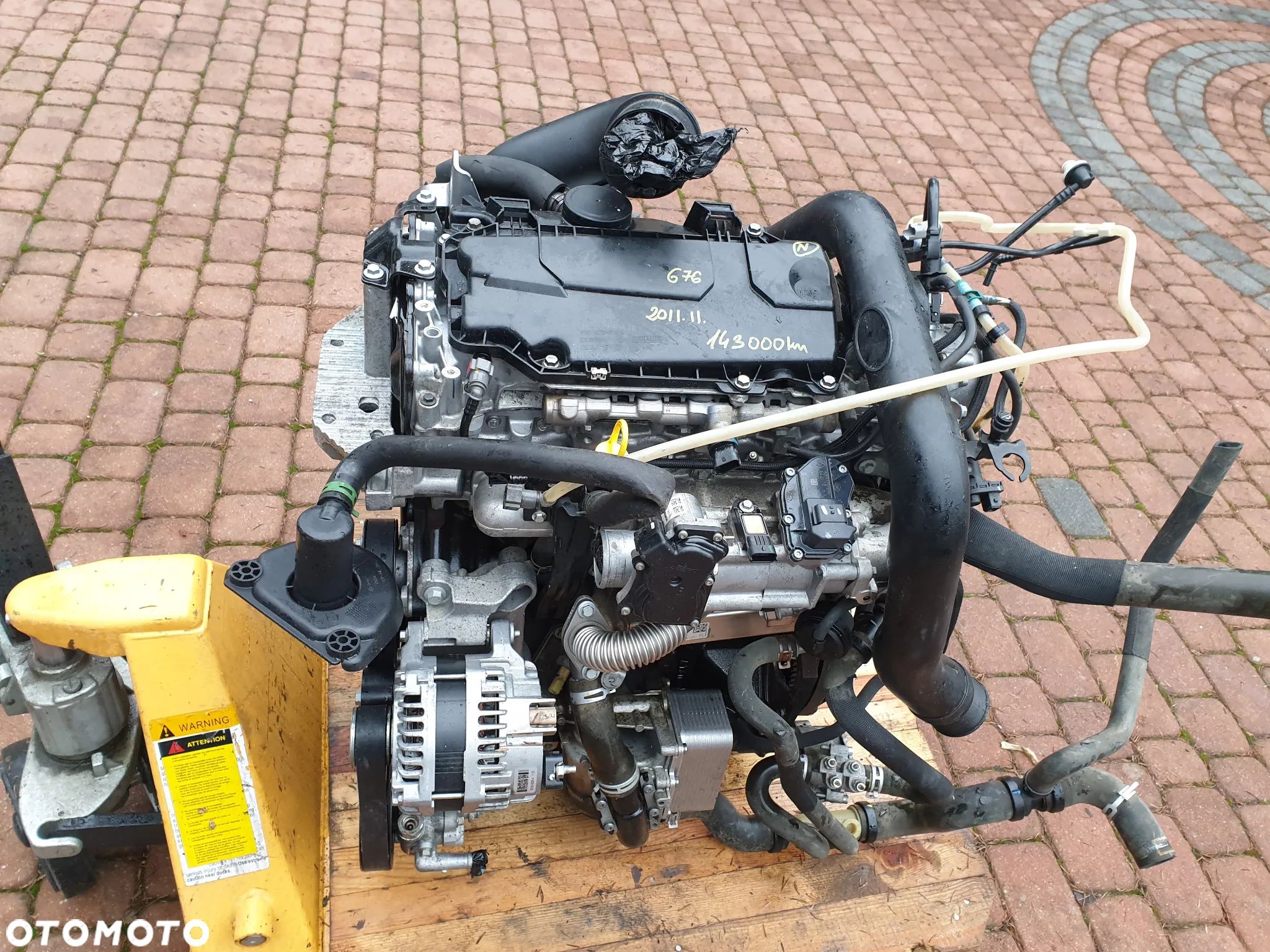 Silnik Renault Master 2,3 DCi M9T676 lub M9T870 jak nowy 144000km oryginalnie - 1
