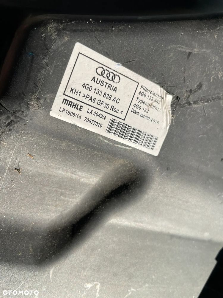 Audi A6 A7 obudowa filtra powietrza 4G0133838AC - 5